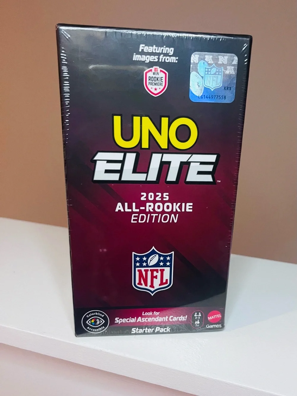 UNO Elite 2025 All-Rookie Edition - Burgundy and Black
